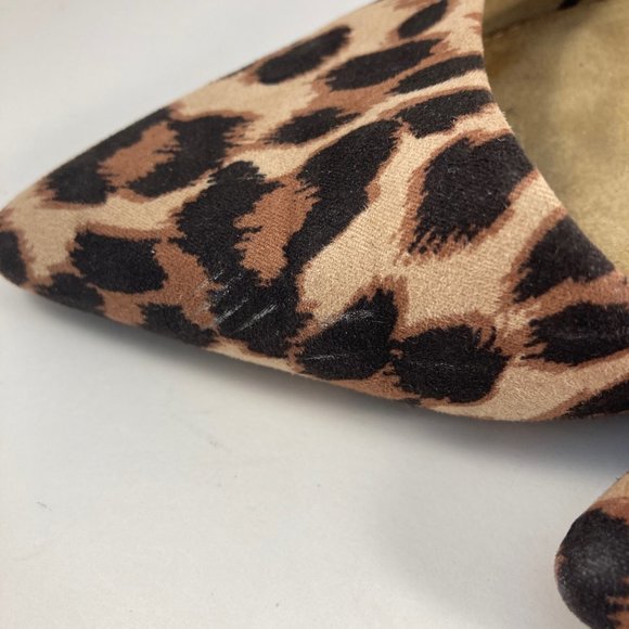 Old Navy cheetah print d'orsay pump heel 10 - Picture 4 of 9